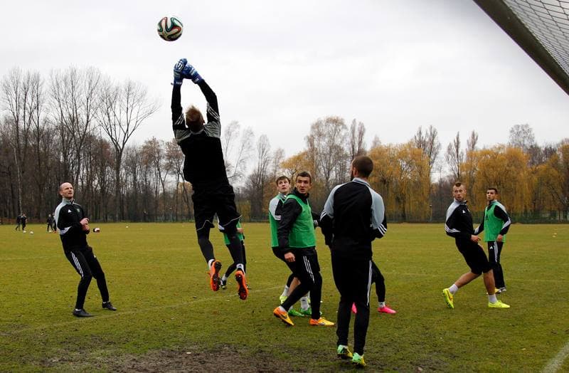 Football. GKS Katowice. Training. 28.05.2015