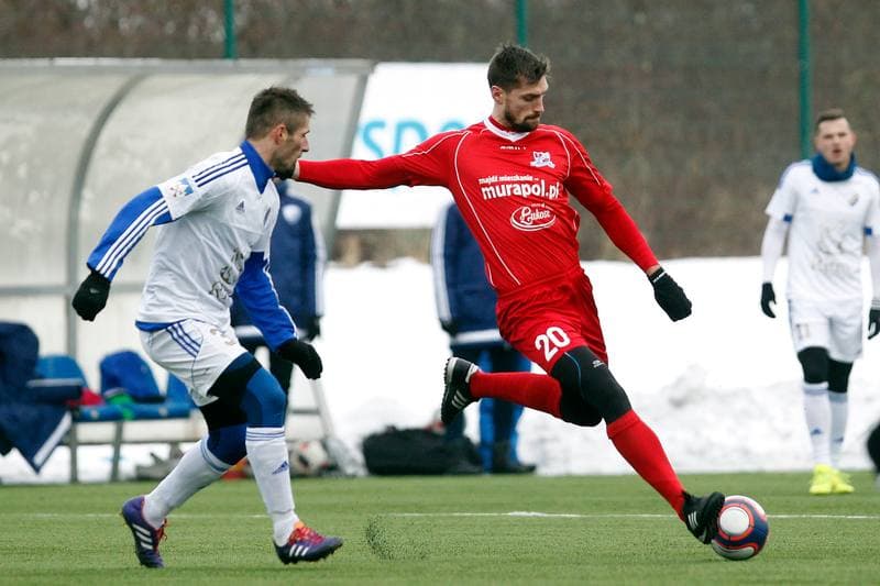 Football. Sparing. FK Poprad - Podbeskidzie Bielsko-Biala. 20.01.2017