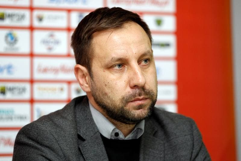 Football. GKS Katowice. Press Conference. 28.09.2015