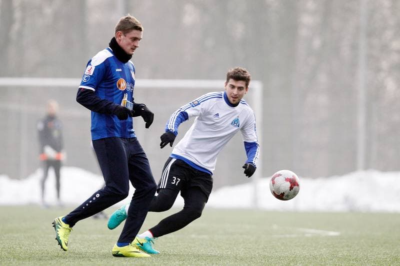 Football. Sparing. Ruch Chorzow - Odra Opole. 21.01.2017