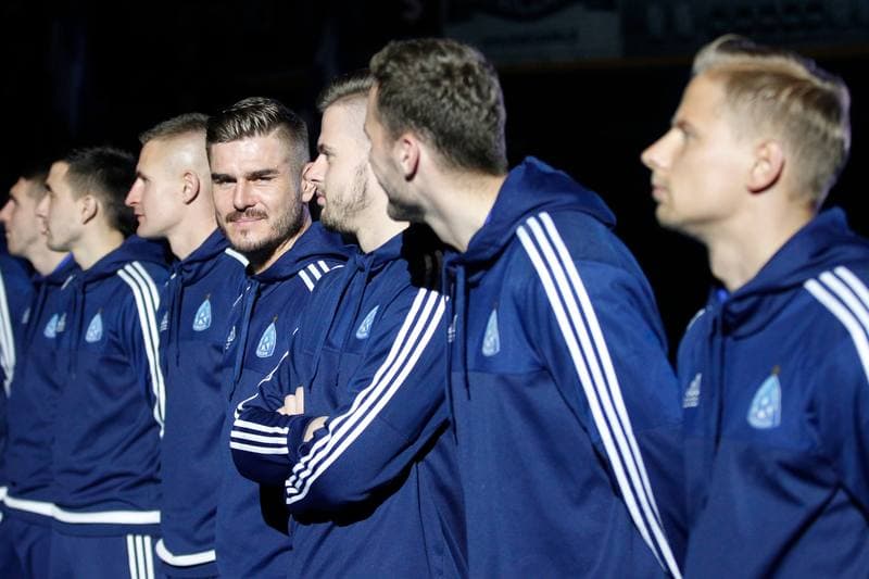 Football. Ruch Chorzow. Team Presentation. 07.02.2017
