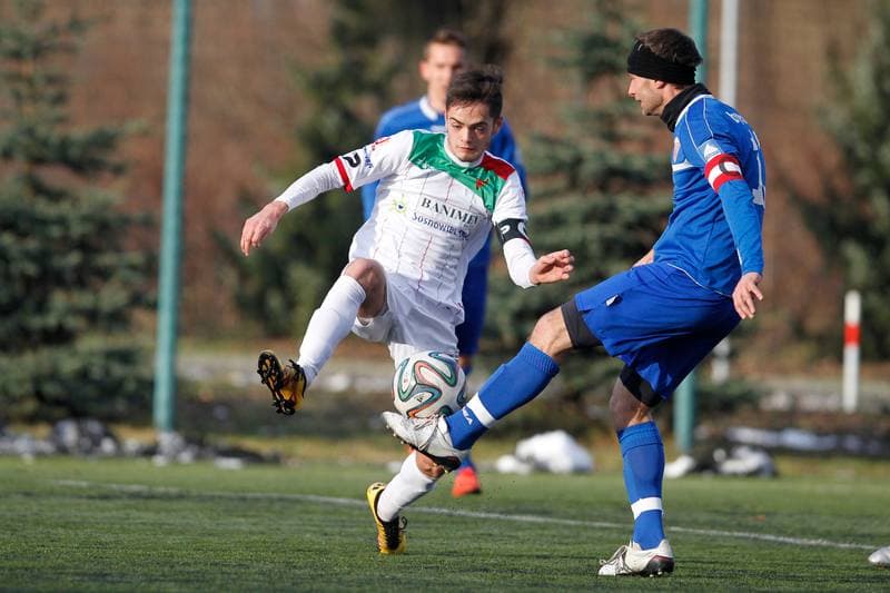Football. Sparing. Zaglebie Sosnowiec - Polonia Bytom. 03.12.2016