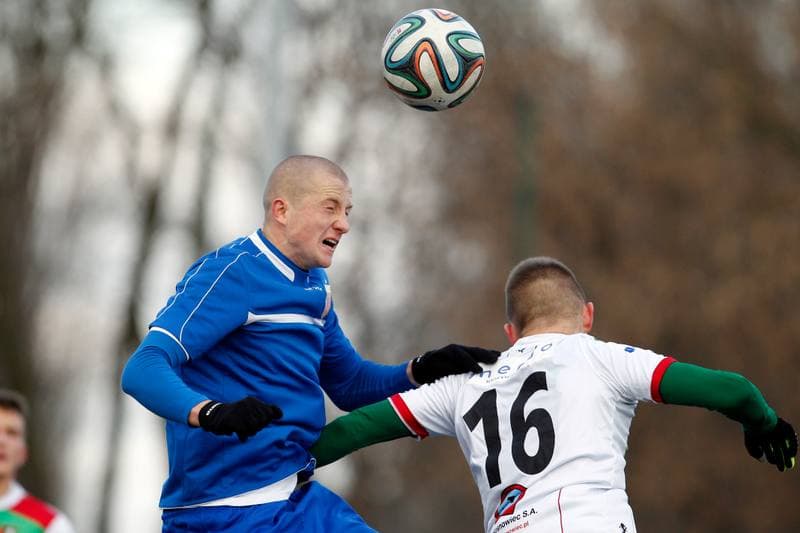 Football. Sparing. Zaglebie Sosnowiec - Polonia Bytom. 03.12.2016