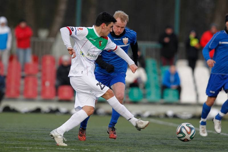 Football. Sparing. Zaglebie Sosnowiec - Polonia Bytom. 03.12.2016