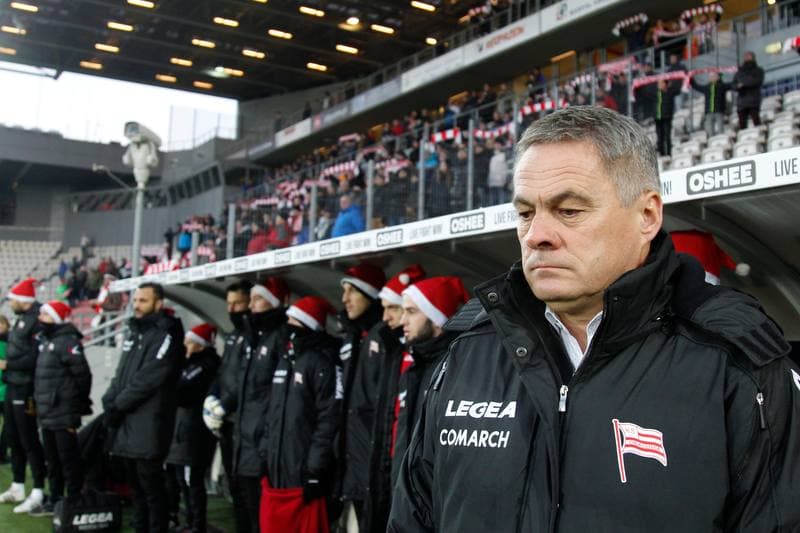 Football. Lotto Ekstraklasa. Cracovia Krakow - Gornik Leczna. 04.12.2016