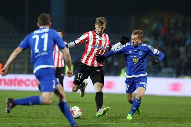 Football. Lotto Ekstraklasa. Ruch Chorzow - Cracovia Krakow. 10.02.2017