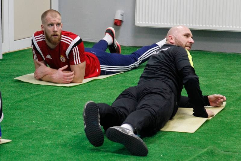 Football. Rozwoj Katowice. Training. 04.01.2017