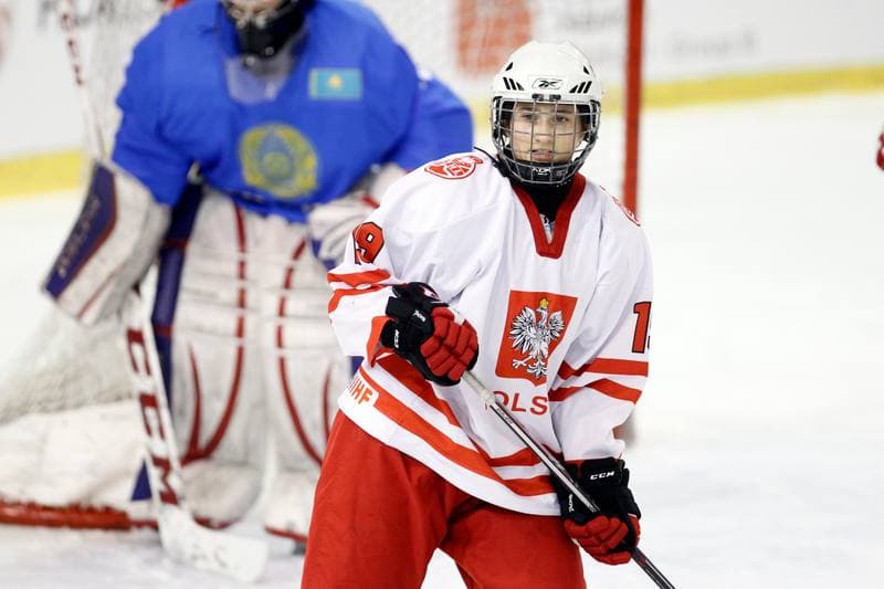 Ice Hockey. U18 Women's World Championship. Kazakhstan - Poland. 09.01.2017