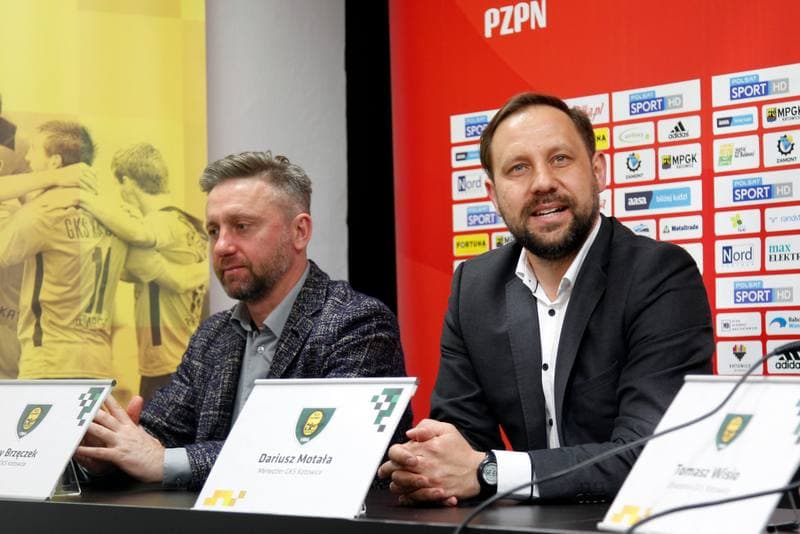 Football. GKS Katowice. Press Conference. 01.03.2017