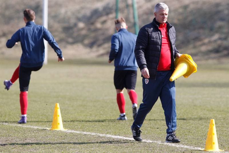 Football. Piast Gliwice. Training. 08.03.2017