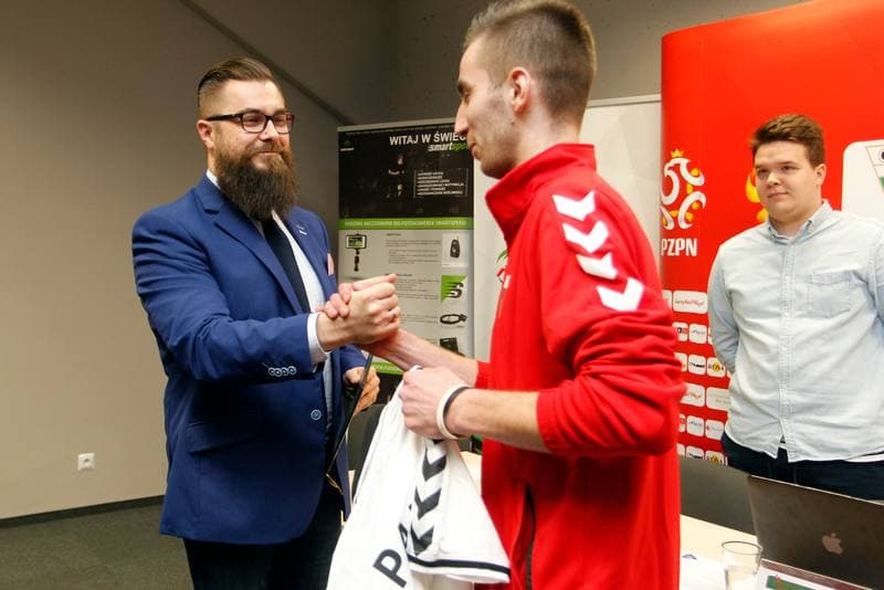 Football. GKS Tychy. Press Conference. 16.02.2017