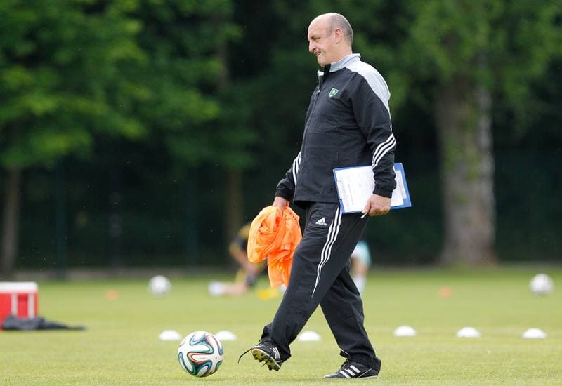 Football. GKS Katowice. Training. 28.05.2015