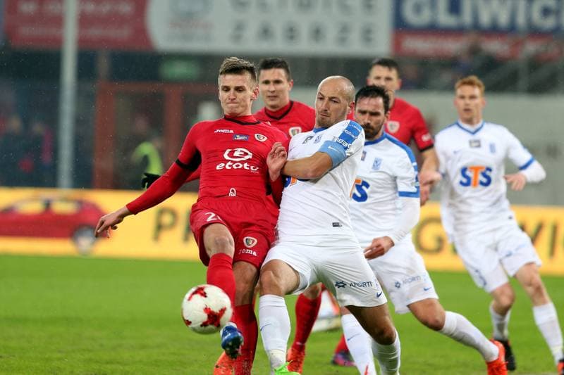 Football. Lotto Ekstraklasa. Piast Gliwice - Lech Poznan. 18.02.2017