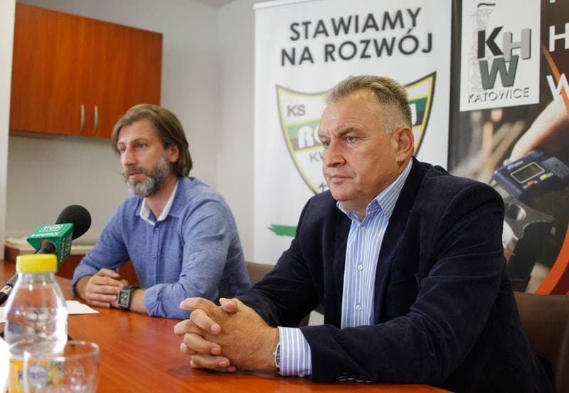 Football. Rozwoj Katowice. Press Conference. 26.06.2015