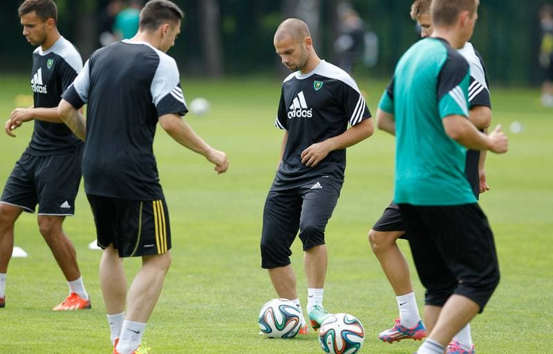 Football. GKS Katowice. Training. 16.07.2015
