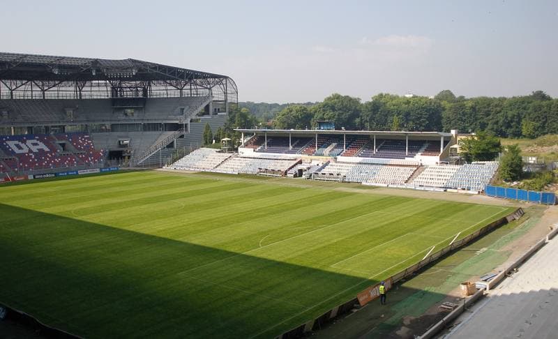 Football. Gornik Zabrze. Press Conference. 01.07.2015