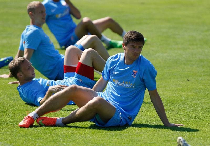 Football. Termalica Bruk-Bet Nieciecza. Training. 03.07.2015