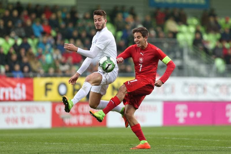 Football. International Friendly Match. Czech Republic U21 - Slovakia U21. 24.03.2017