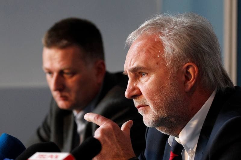 Football. Ruch Chorzow. Press Conference. 02.03.2017