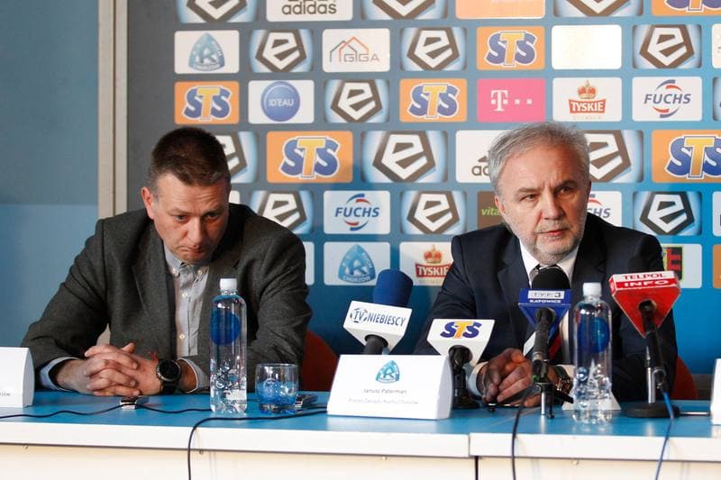 Football. Ruch Chorzow. Press Conference. 02.03.2017