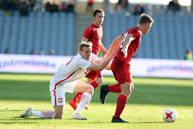 Football. International Friendly. Poland U21 - Czech Republic U21. 27.03.2017