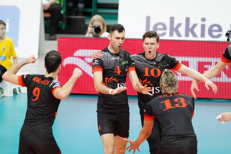 Volleyball. PlusLiga. GKS Katowice - Jastrzebski Wegiel. 28.03.2017