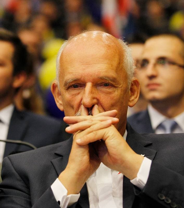 Janusz Korwin-Mikke. Partia Korwin. Press Conference. 26.09.2015