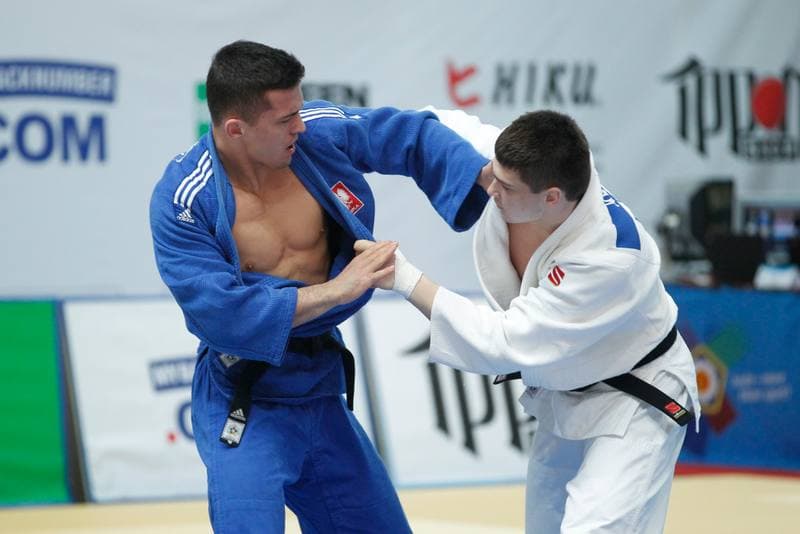 Judo. World Judo Tour. Rafal Kozlowski - Oleksandr Kruk. 05.03.2017