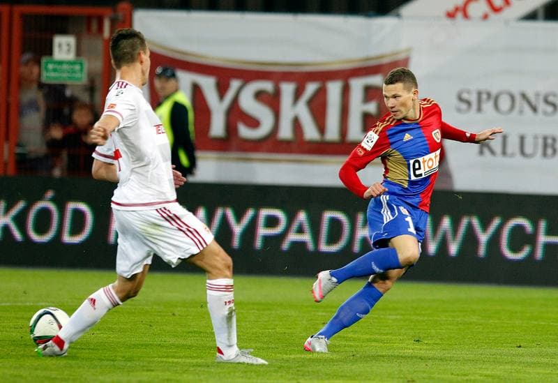 Football. PKO BP Ekstraklasa. Piast Gliwice - Wisla Krakow. 03.10.2015