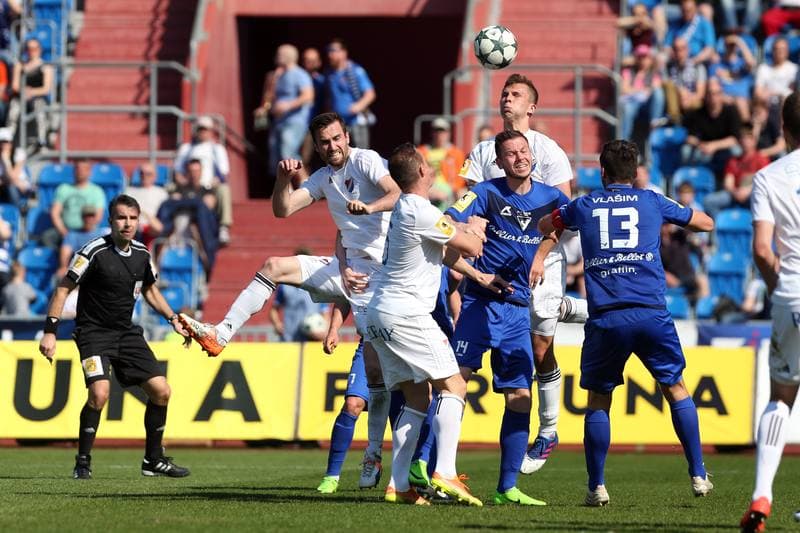 Football. Fortuna Narodni Liga. Banik Ostrava - FC Vlasim. 02.04.2017