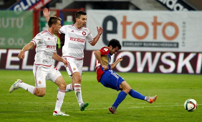 Football. PKO BP Ekstraklasa. Piast Gliwice - Wisla Krakow. 03.10.2015