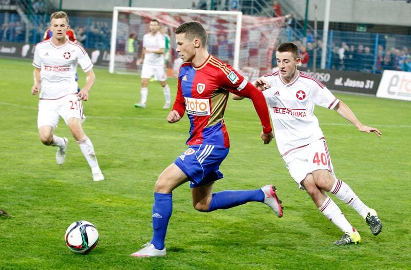 Football. PKO BP Ekstraklasa. Piast Gliwice - Wisla Krakow. 03.10.2015