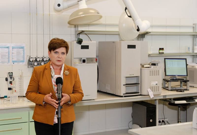 Beata Szydlo. Main Mining Institute. Press Conference. 05.10.2015