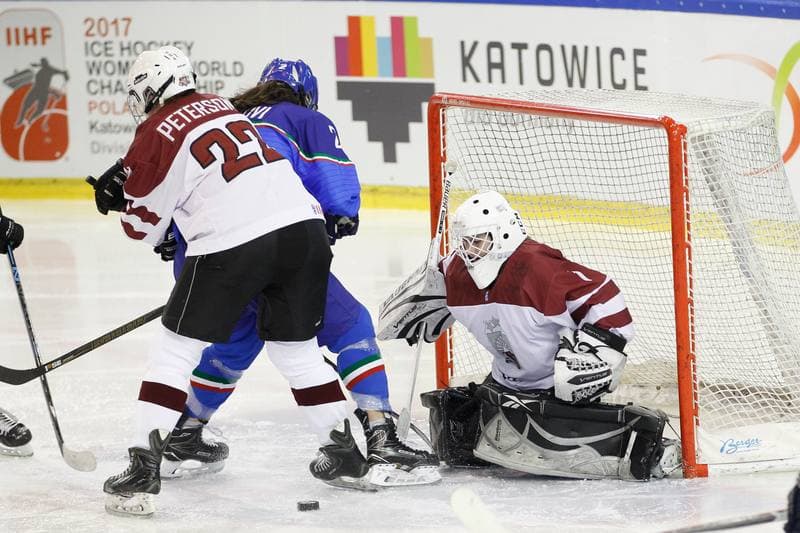 Ice Hockey. Women's World Championship. Italy - Latvia. 08.04.2017