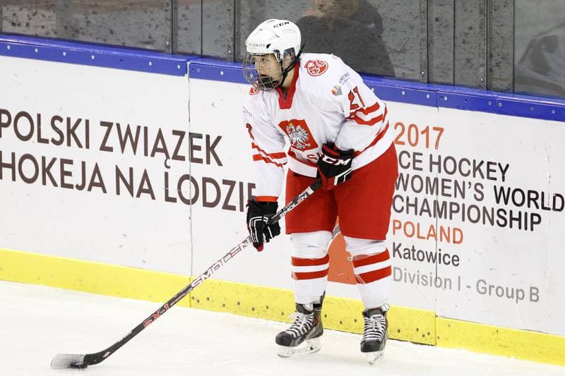 Ice Hockey. Women's World Championship. Poland - Italy. 11.04.2017