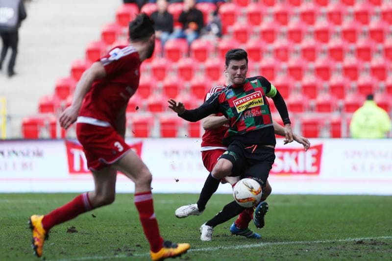Football. Nice I Liga. GKS Tychy - Drutex Bytovia Bytow. 24.03.2017