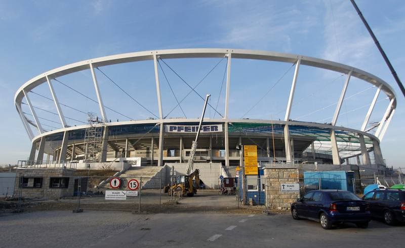 Football. Stadion Slaski. Press Conference. 03.11.2015