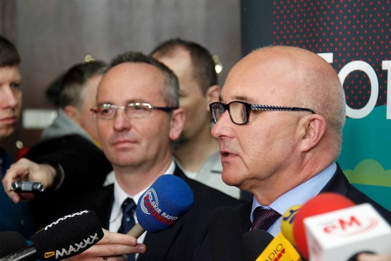 Football. Ruch Chorzow. Press Conference. 19.04.2017