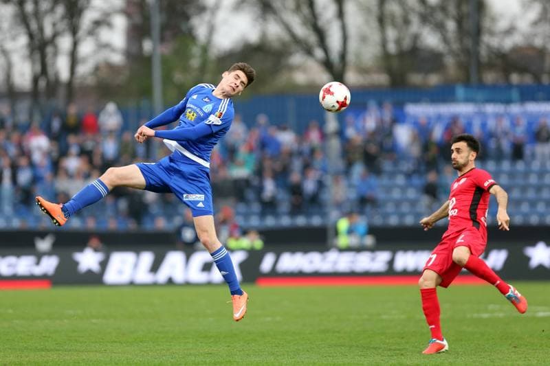 Football. Lotto Ekstraklasa. Ruch Chorzow - Piast Gliwice. 03.04.2017