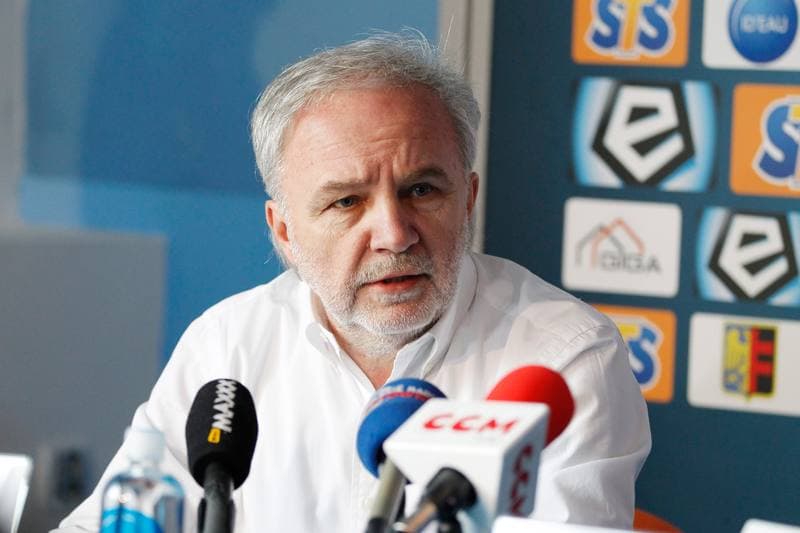 Football. Ruch Chorzow. Press Conference. 24.04.2017