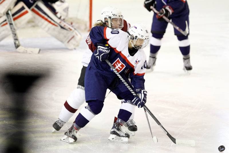 Ice Hockey. Women's World Championship. Slovakia - Latvia. 14.04.2017