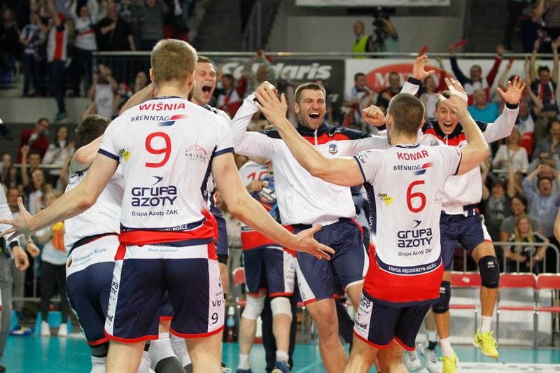 Volleyball. PlusLiga. ZAKSA Kedzierzyn-Kozle - Skra Belchatow. 23.04.2017