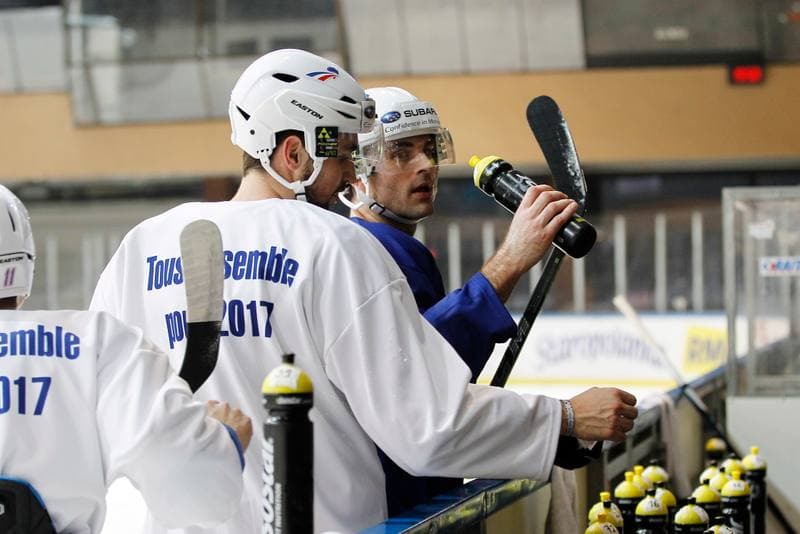 Ice Hockey. France. Training. 15.12.2015
