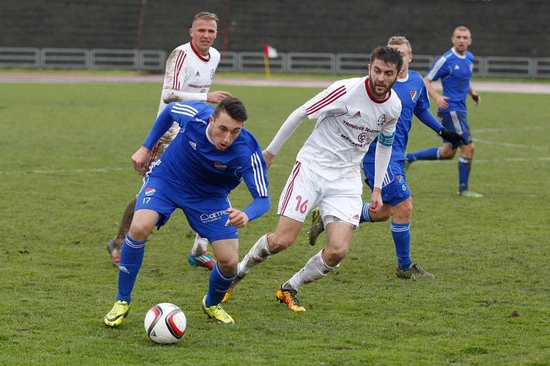 Football. Fortuna Narodni Liga. FK Fotbal Trinec - Banik Ostrava. 19.11.2016