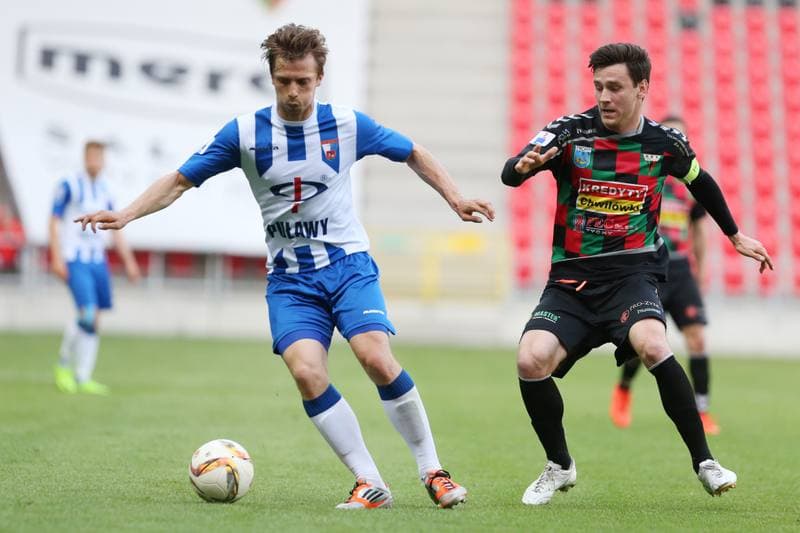 Football. Nice I Liga. GKS Tychy - Wisla Pulawy. 25.05.2017