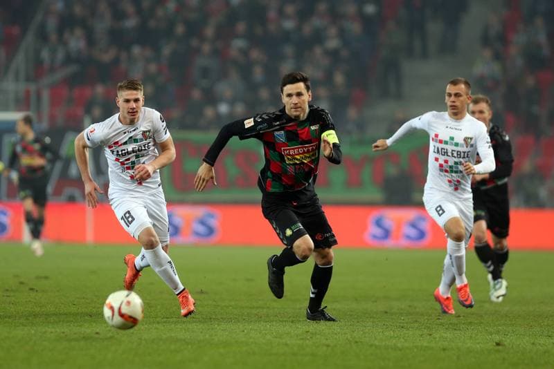 Football. I Liga. GKS Tychy - Zaglebie Sosnowiec. 23.11.2016
