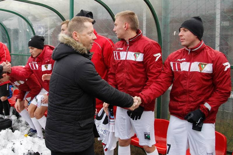 Football. Sparing. Zaglebie Sosnowiec - Polonia Bytom. 03.12.2016