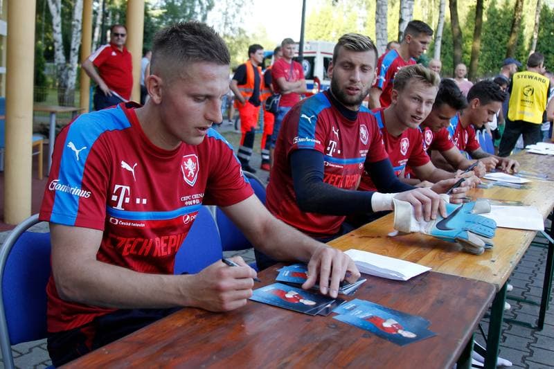 Football. Czech Republic. Training. 15.06.2017
