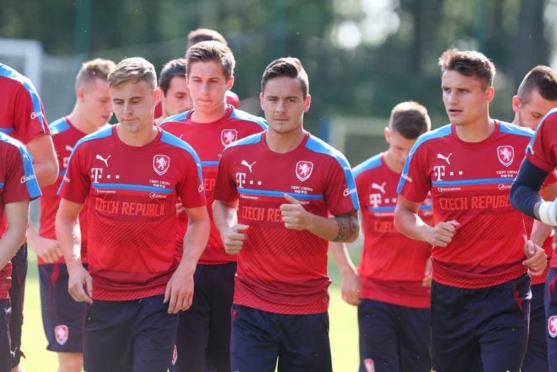 Football. Czech Republic. Training. 15.06.2017