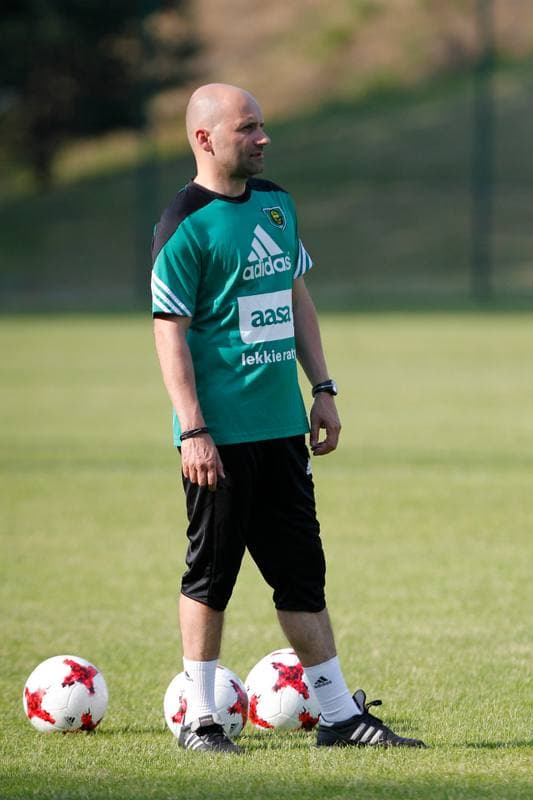 Football. GKS Katowice. Training. 20.06.2017